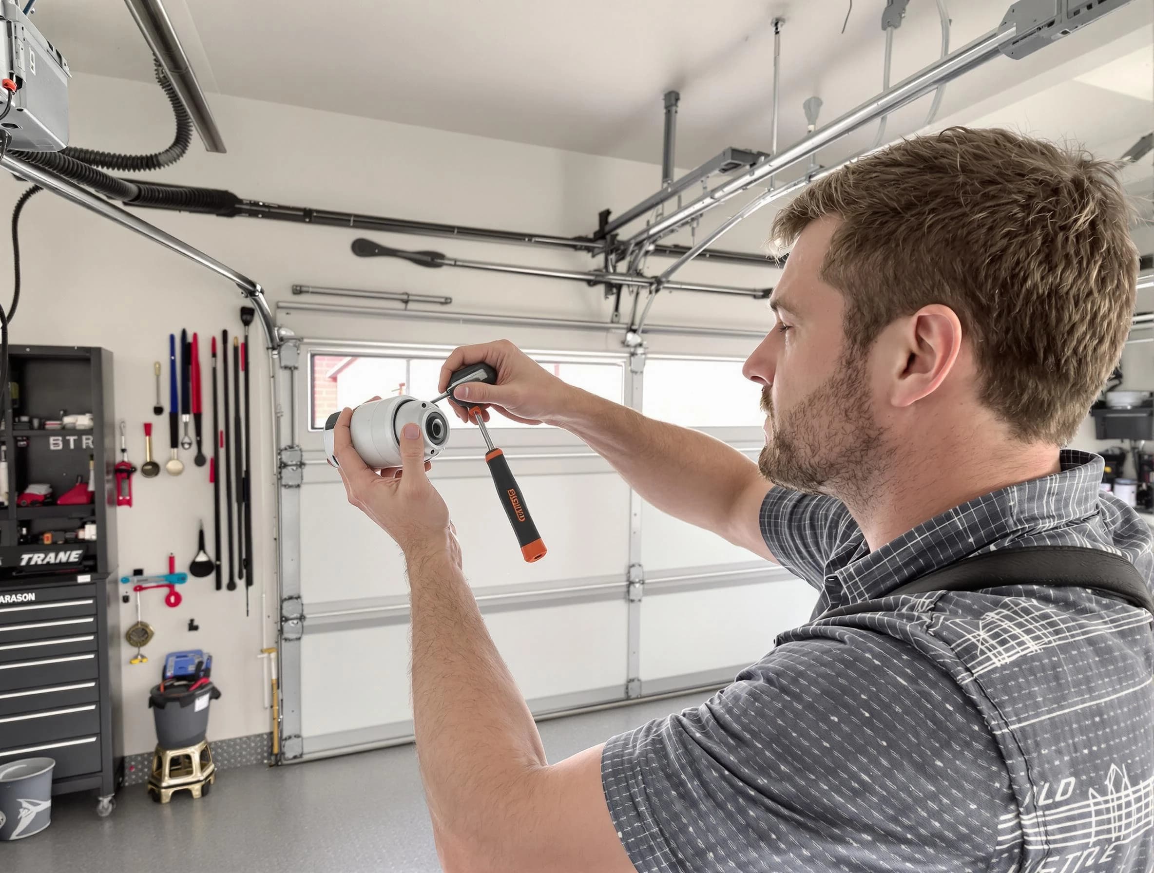 Garage door opener repair service by Hyrum Garage Door Repair in Hyrum