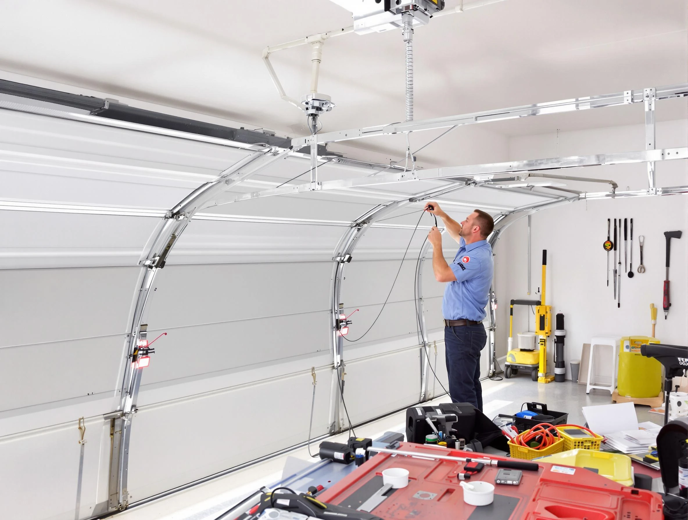 Garage door cable repair service by Hyrum Garage Door Repair in Hyrum