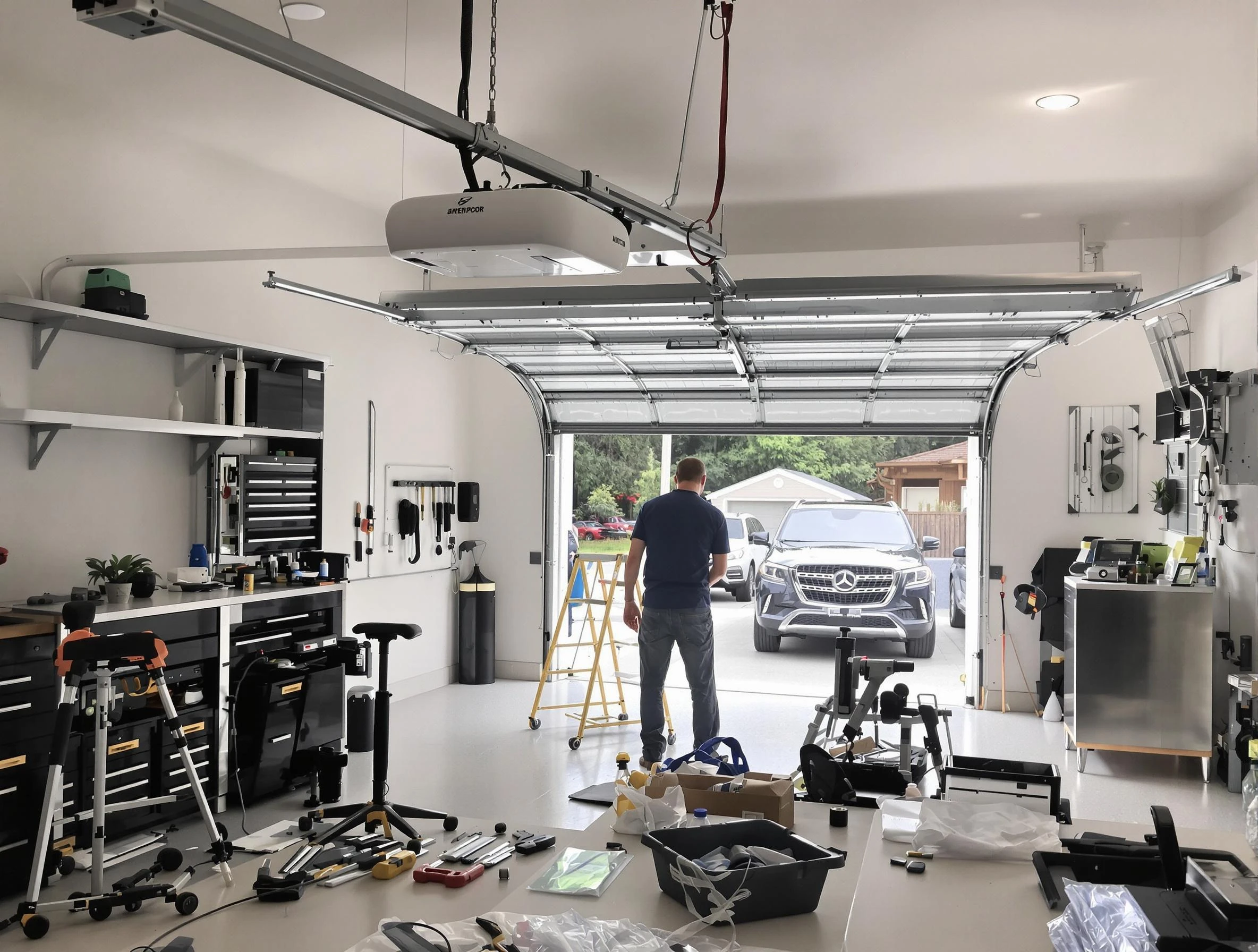 Garage door opener installation by Hyrum Garage Door Repair in Hyrum
