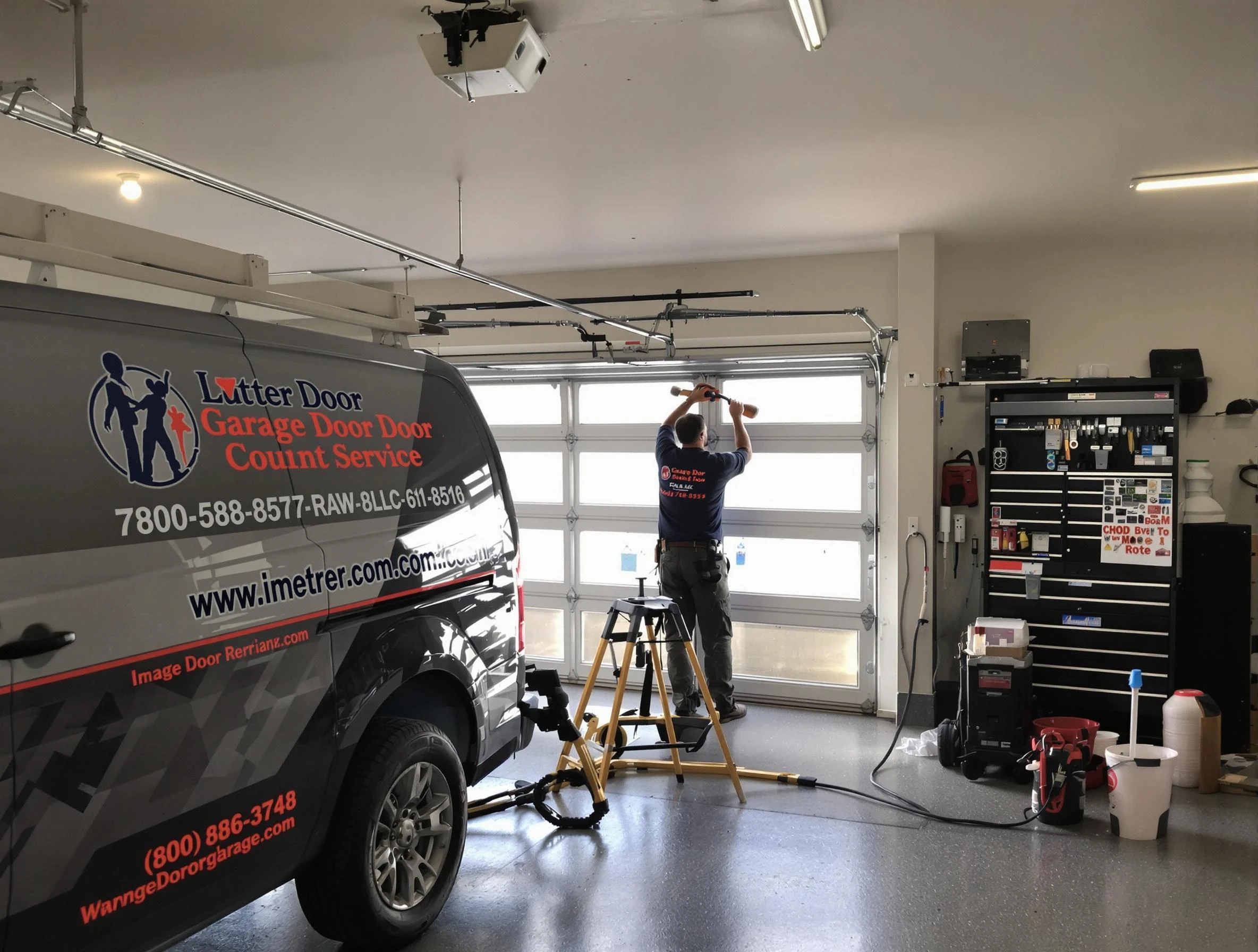 Hyrum Garage Door Repair rapid response team performing same-day repair in Hyrum